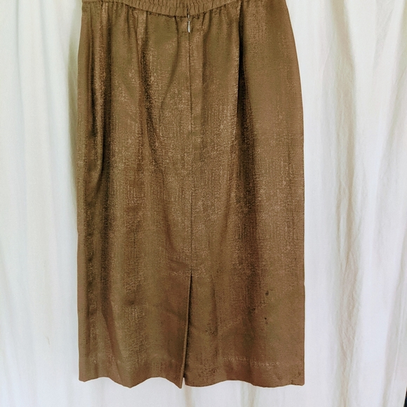 Adrianna Papell Silk Skirt & Jacket Suit - Picture 4 of 5